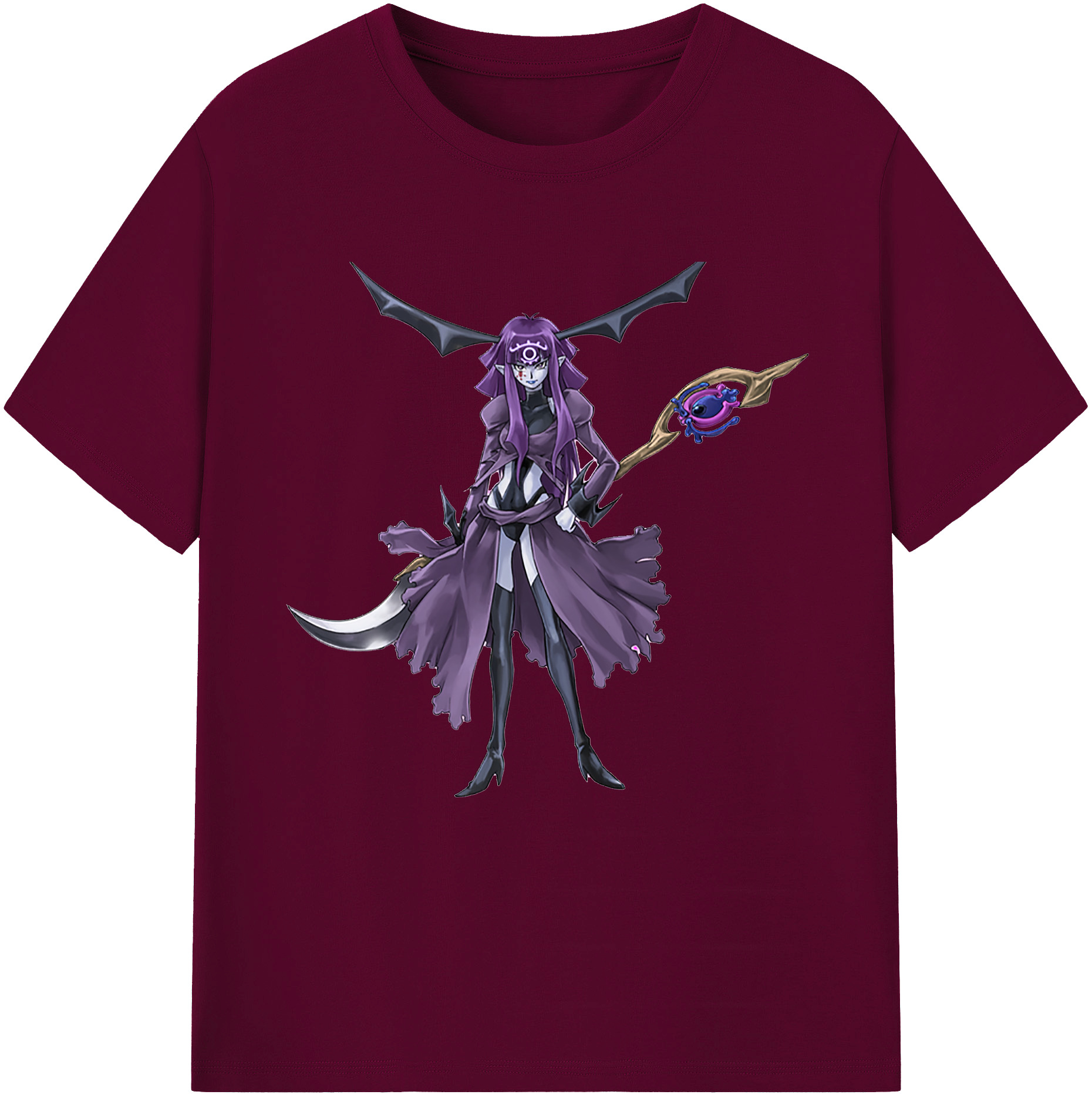 （画像用） 遊☆戯☆王 Yu-Gi-Oh! レディースカジュアルプリントTシャツ（綿100％）